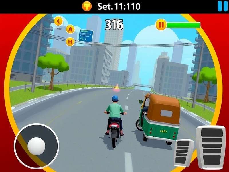 Desi Rickshaw Blitz Gameplay Screenshot
